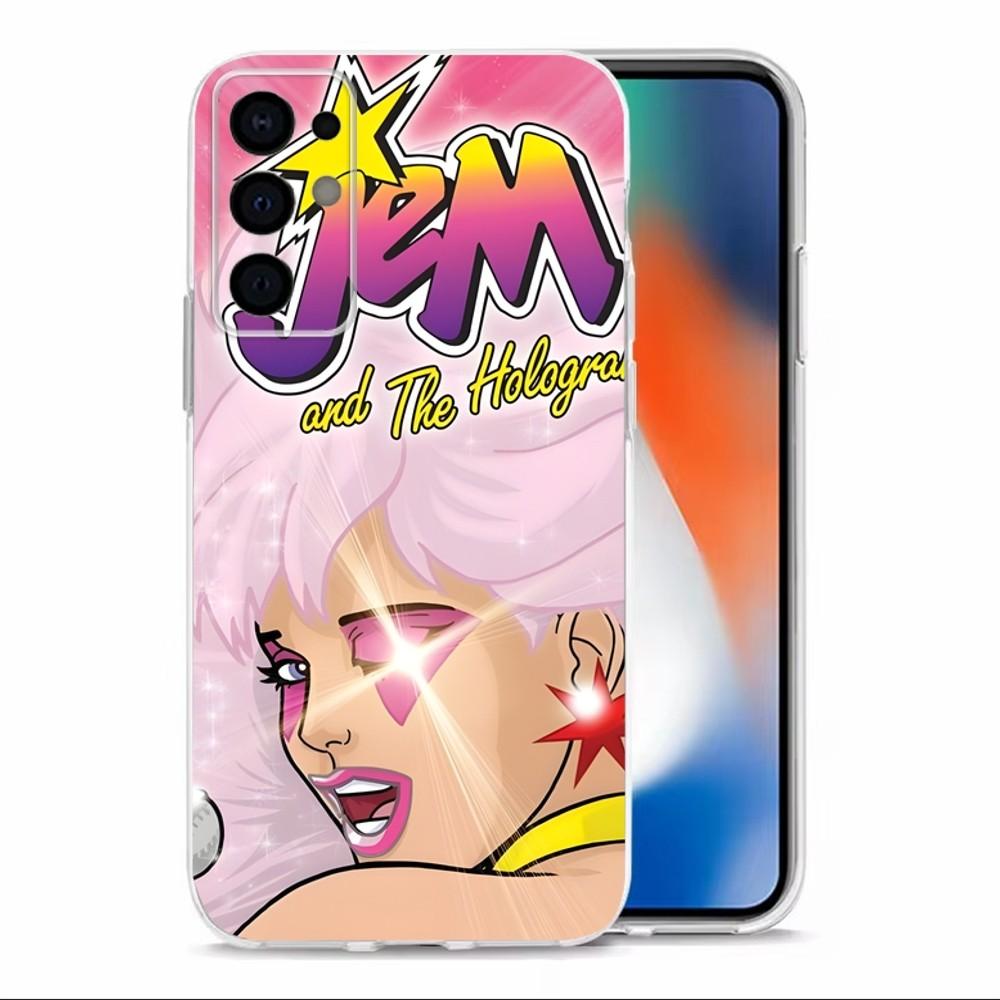 J-Jem And The Holograms Phone Case  For Samsung S30,S23,S21,S22,S20,Ultra,S20,FE,lite,S10,S9,S8,PIus Transparent Shell