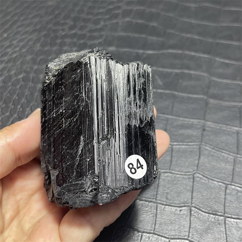 Natural Raw Stone Black Tourmaline With Clear Quartz Mineral Specimen Quartz Crystal Healing Teaching Collection Home Decor Gift