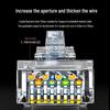 SAMZHE Cat6 Unshielded RJ45 Connectors (100 Pack)