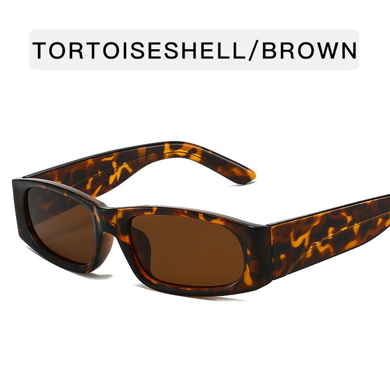 Rectangle Shape Sunglasses Woman European American Fashion Anti-glare Men's Sun Glasses Travelling Hiking Man Sun Glass