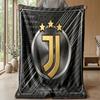 Juventus FC Themen-Decke Weiche Flanell-Decke Plüsch-Überwurf Gemütliche Sofa-Bett-Decke für Wohnkultur
