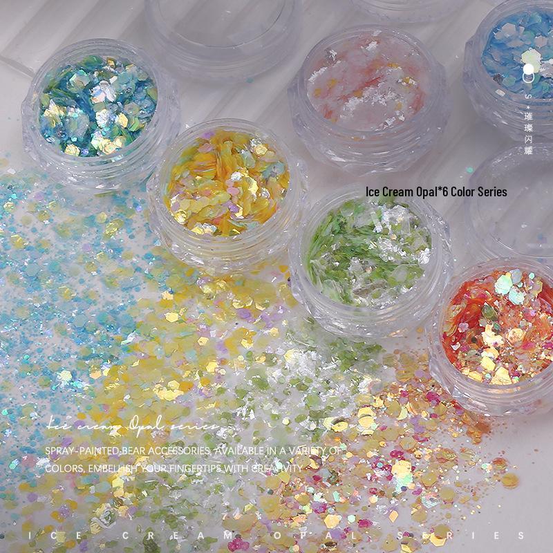 

Nail Art Accessories: Mixed Glitter Irregular Sequins for Decorations