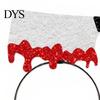 Reusable Festive Props 8 Pcs Halloween Headband for Kids Adults, Glitter Pumpkin Eyeball Bat Hairband Costume, Cosplay Party Favors Festival
