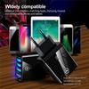 3.1A 4 Portlu AB/ABD Fişi USB Şarj Cihazı Hızlı Şarj QC 3.0 Telefon Şarj Cihazı Şarj Adaptörü için