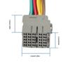 Front Driver/Passenger Side Door Connector Pigtail Wire Harness For 96-00 Civic 97-01 C-RV 96-01 Acura Integra 97-01 Prelude