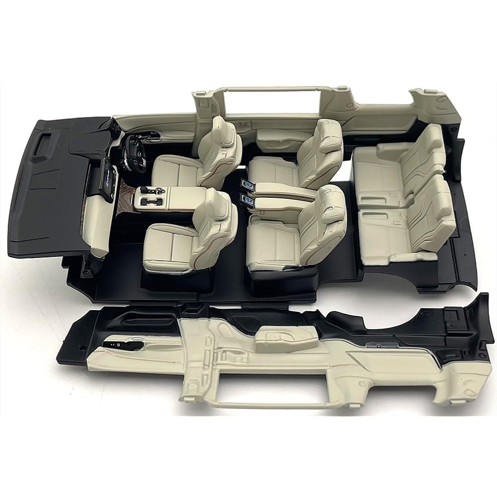 Kyosho Original 1/43 Scale LEXUS LM 500h (Sonic Agate, 6-Seater Solis White) Finished Product KS03924SA
