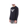 Emporio Armani Logo Print Pullover Sweatshirt Men Sweatshirts Dark-Blue 8N1MR6-1JRIZ-F904
