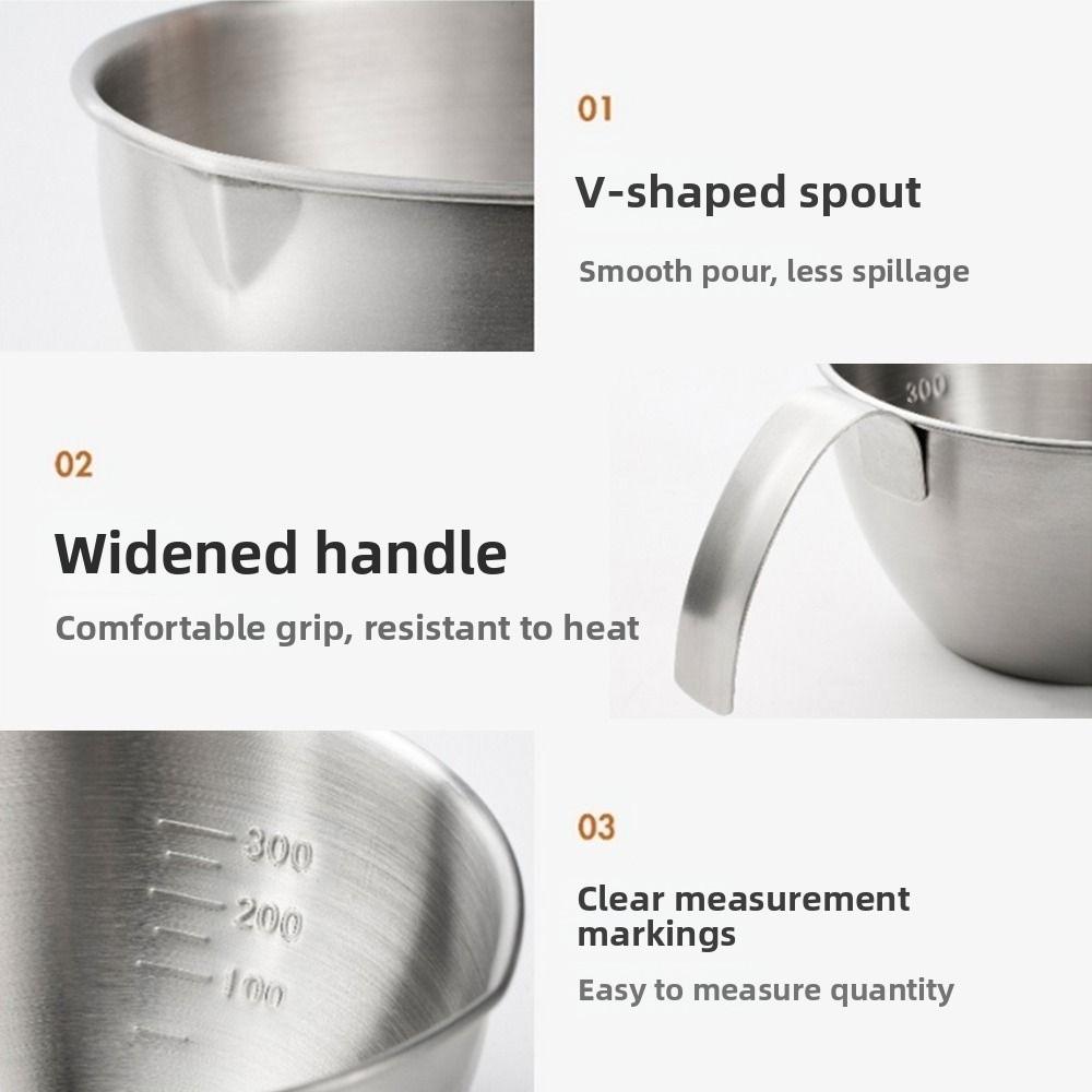 2Pcs/set Rust Proof Stainless Steel Colander Fine Mesh Food Strainer  Food Prep