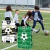 Kraft Paper Sticker Bags Football Theme Decoration Handmade Party Supplies J0MC