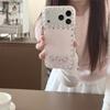 Kawaii Hello Kitty Pink Glitter Phone Case For iPhone 15 16 17 Pro Max Bow Star Pattern Clear Soft TPU Shockproof Cover with Cha