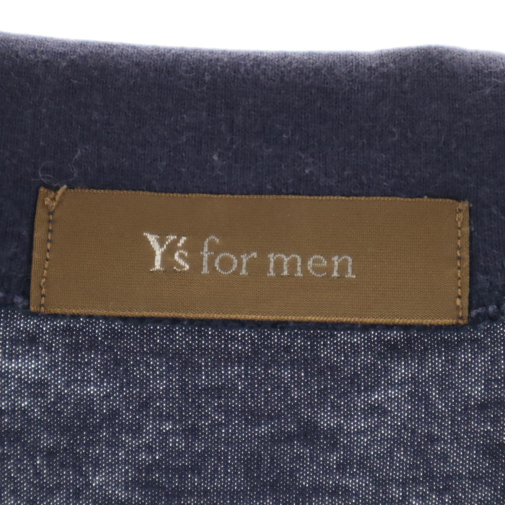 Y’s for Men Long Sleeve Jersey Polo Shirt Navy Men's Used