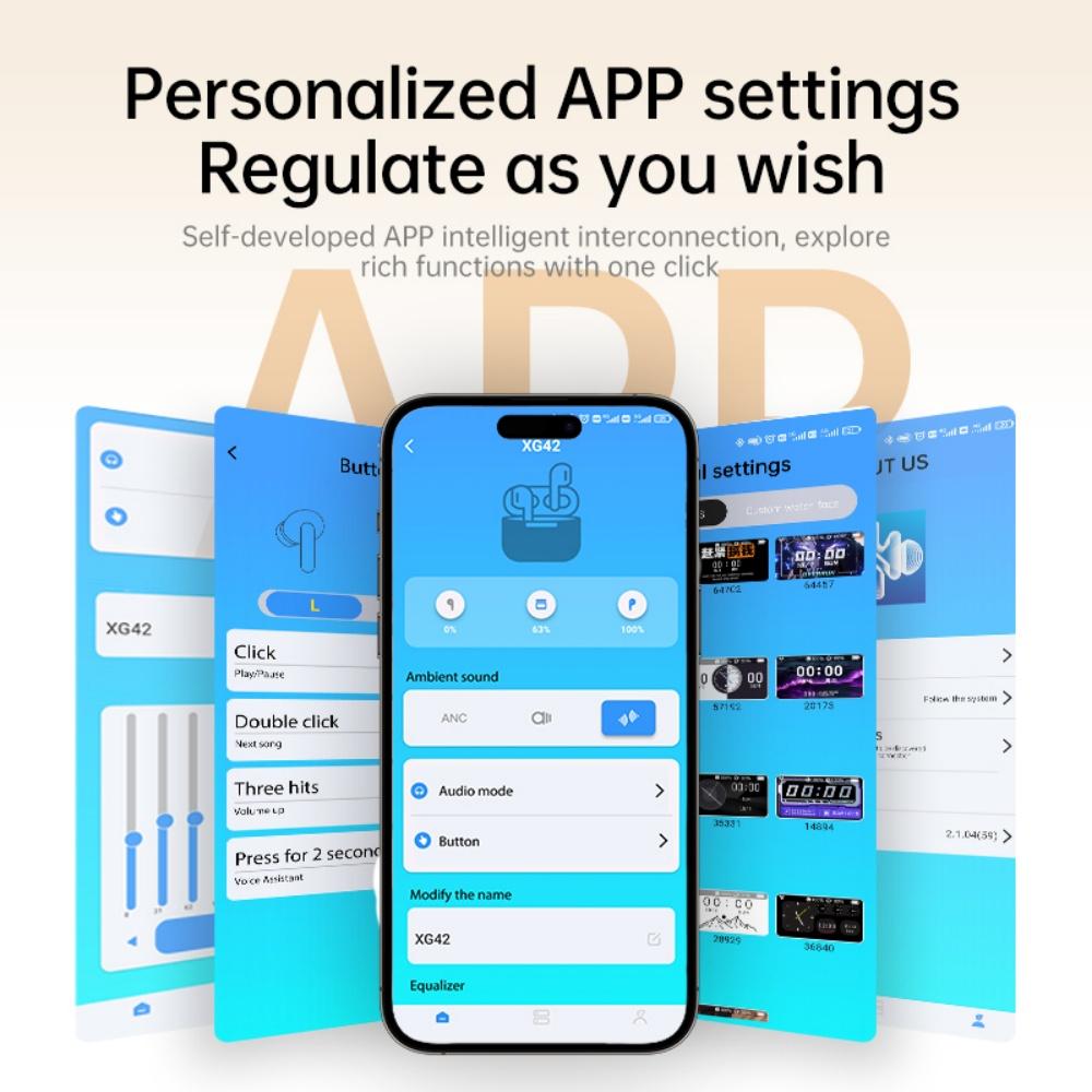Kabellose Ohrbügel-Kopfhörer mit Touchscreen 150 Sprachen KI Echtzeit-Übersetzung Kopfhörer Smart Bluetooth Ohrhörer Gerät