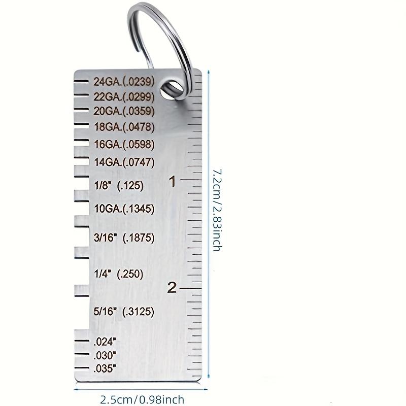 Metal Thickness Gauge, Welding Gauge, Coating‑Thickness Tester, Measuring Tool for Metal Wire Rod