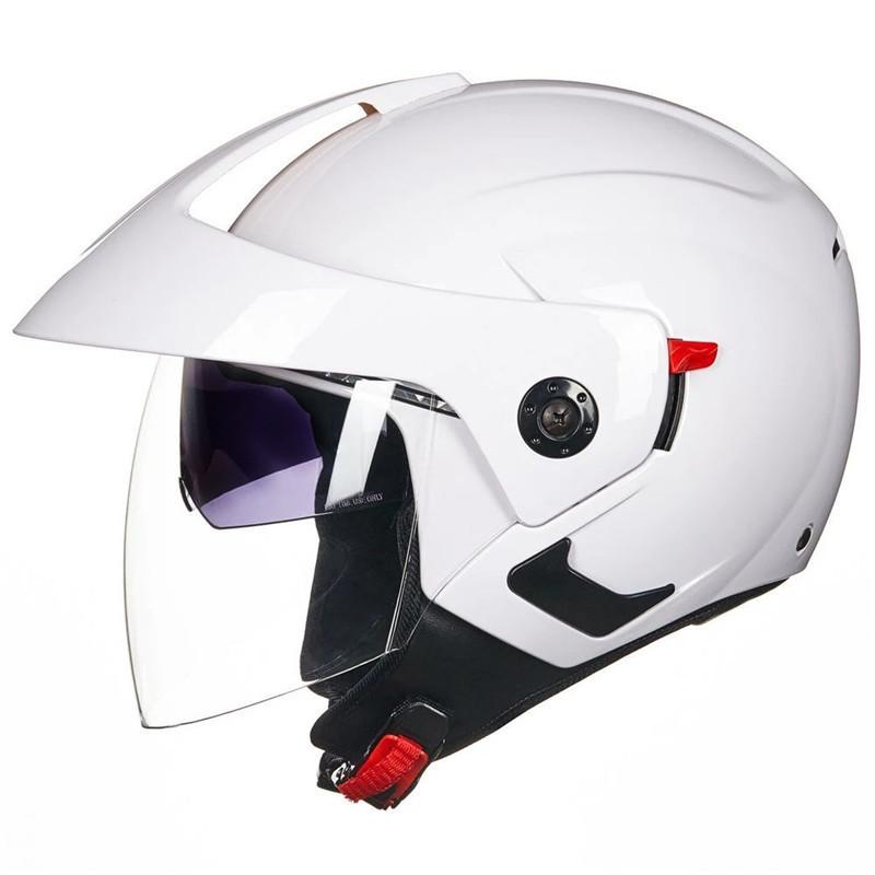 Bright Black Half Helmet Men and Women Motorcycle Off-Road Summer Helmet Downhill Racing Mountain Cross Casco Capacete
