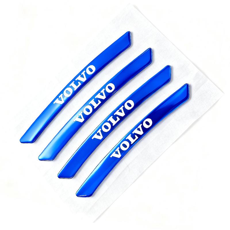 Car Wheel Hub Tire Badge Sticker Racing Car Wheel Rim Sticker Decorative Accessories Volvo S80 S60 Xc60 Xc40 Xc90 V90 V60 V40 T5