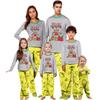 Parent-child Christmas Print Home Suit Long-sleeved Top And Pants