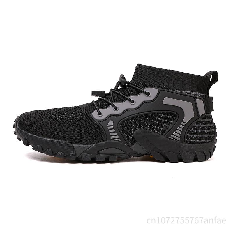 Outdoor Herren Kletterschuh Rutschfester Wanderschuh Atmungsaktiver Watschuh Umhängetasche Flusslaufschuh Abriebfest Übergröße48
