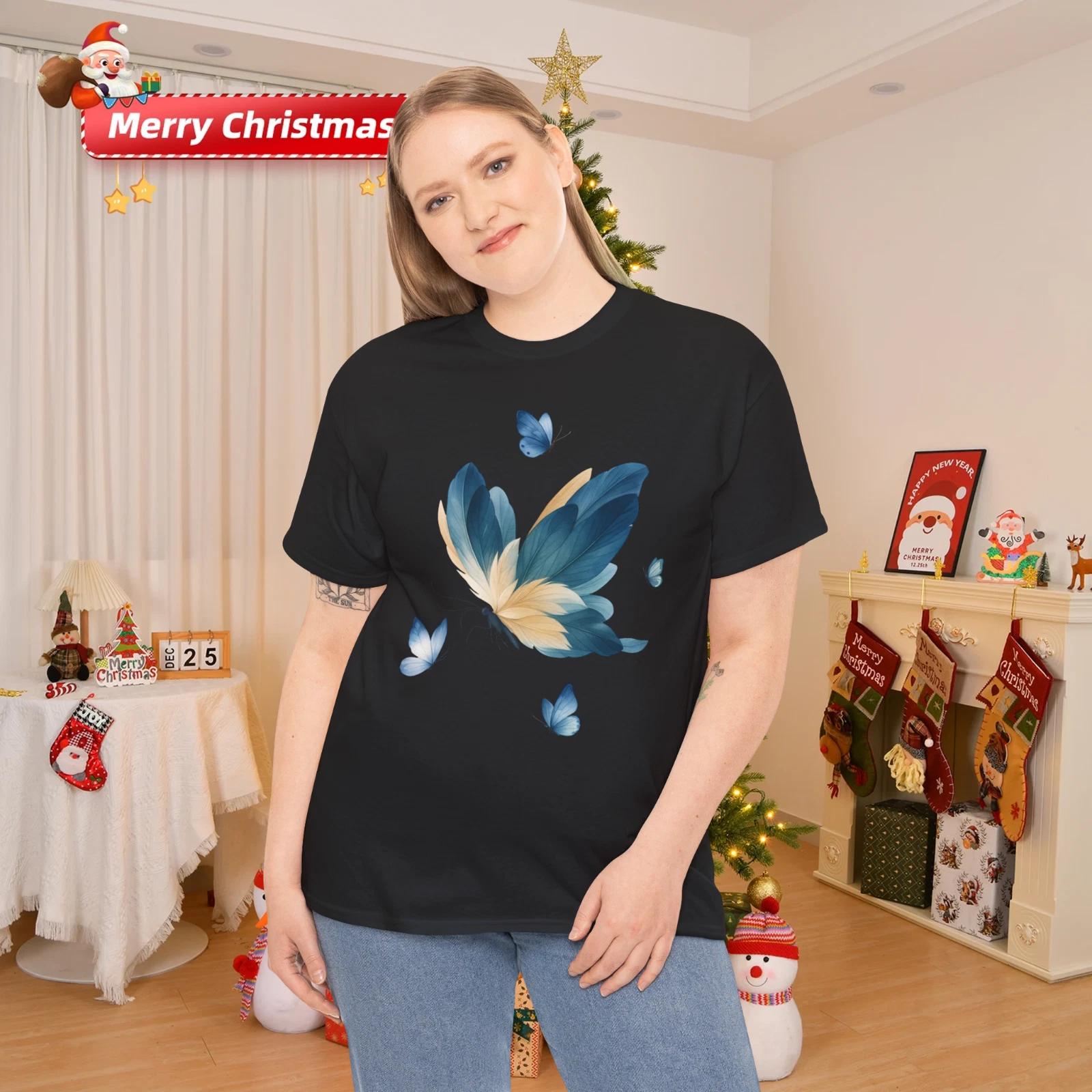 Watercolor Butterfly Wings T- Shirt 3XL