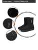 Women's Winter Fleece-Lined High Top Snow Boots