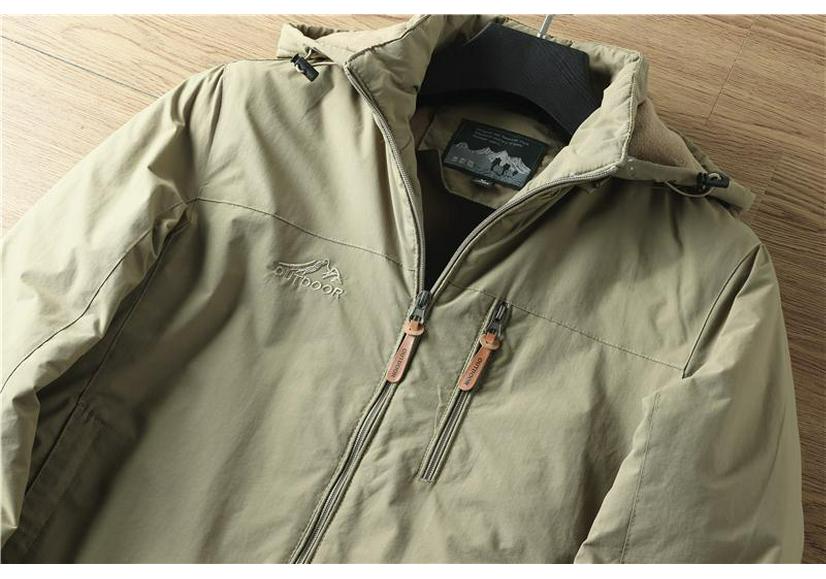 Fleece-Lined Waterproof Windproof Mountaineering Jacket