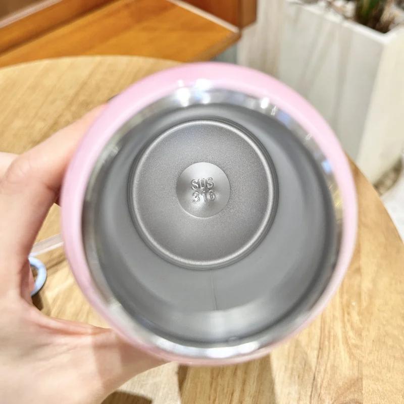 Cartoon Cute Children Insulated Cup for Girl Boys School 316 Stainless Steel Straw Thermos With Heat-resistant Cup Sleeves 500ML