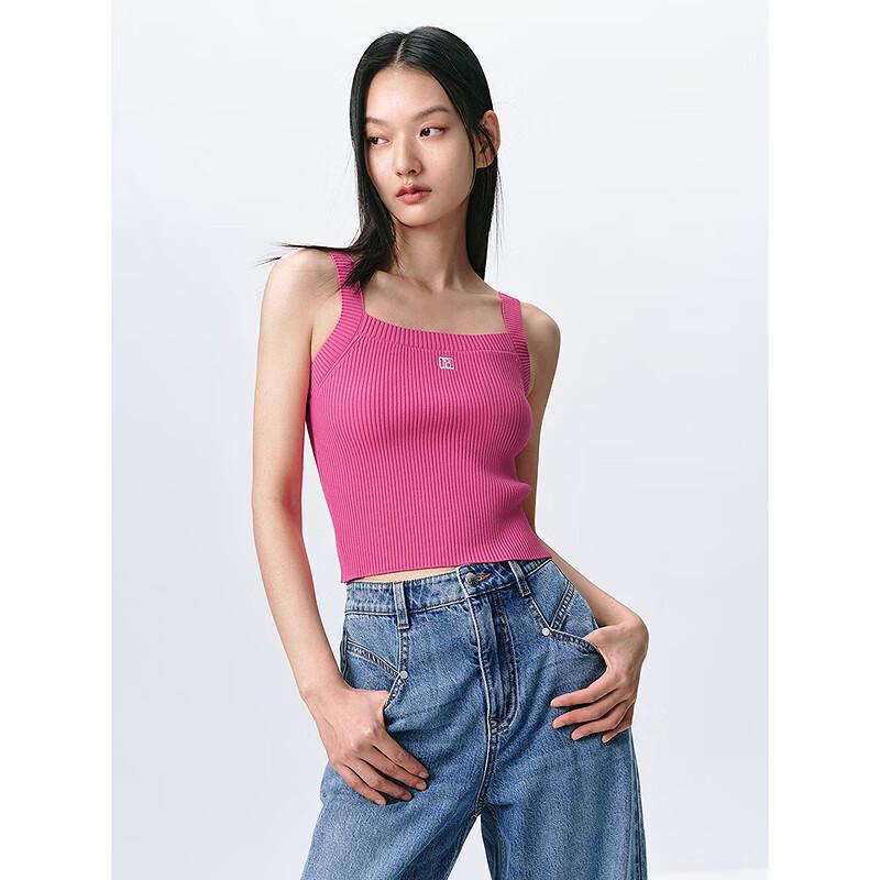 PEACEBIRD Women's Elegant Knit Tank Top