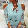 HNXC Women's Fashion Casual V Neck Blouses & Shirts