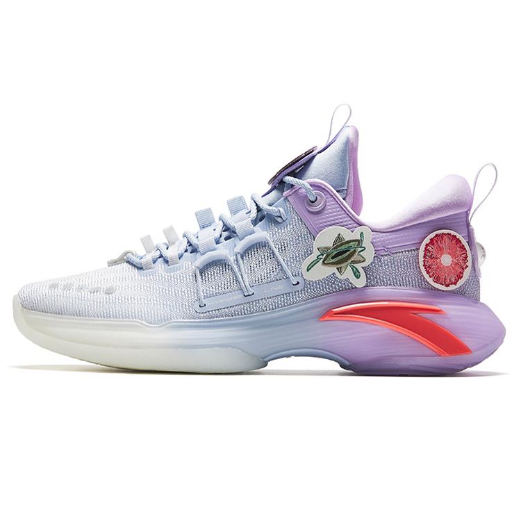 

New Anta ZUP Series Cushioning Anti Slip And Wear Resistant Low Top Basketball Shoes Men s Purple 912331105-1 43