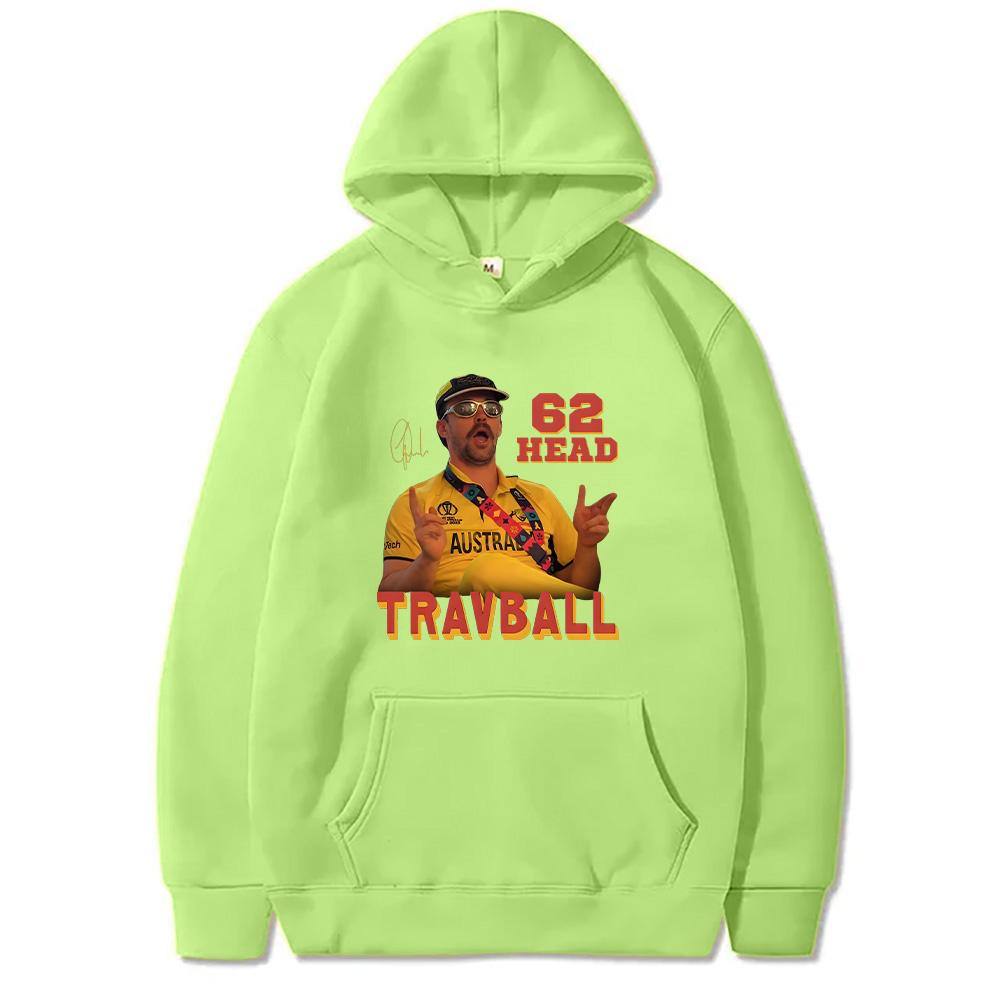 Travis Head Travball 62 Signature Hoodies TravBall Merch Sweatshirts Long Sleeve Pullover Fall Fashion Casual Clothes