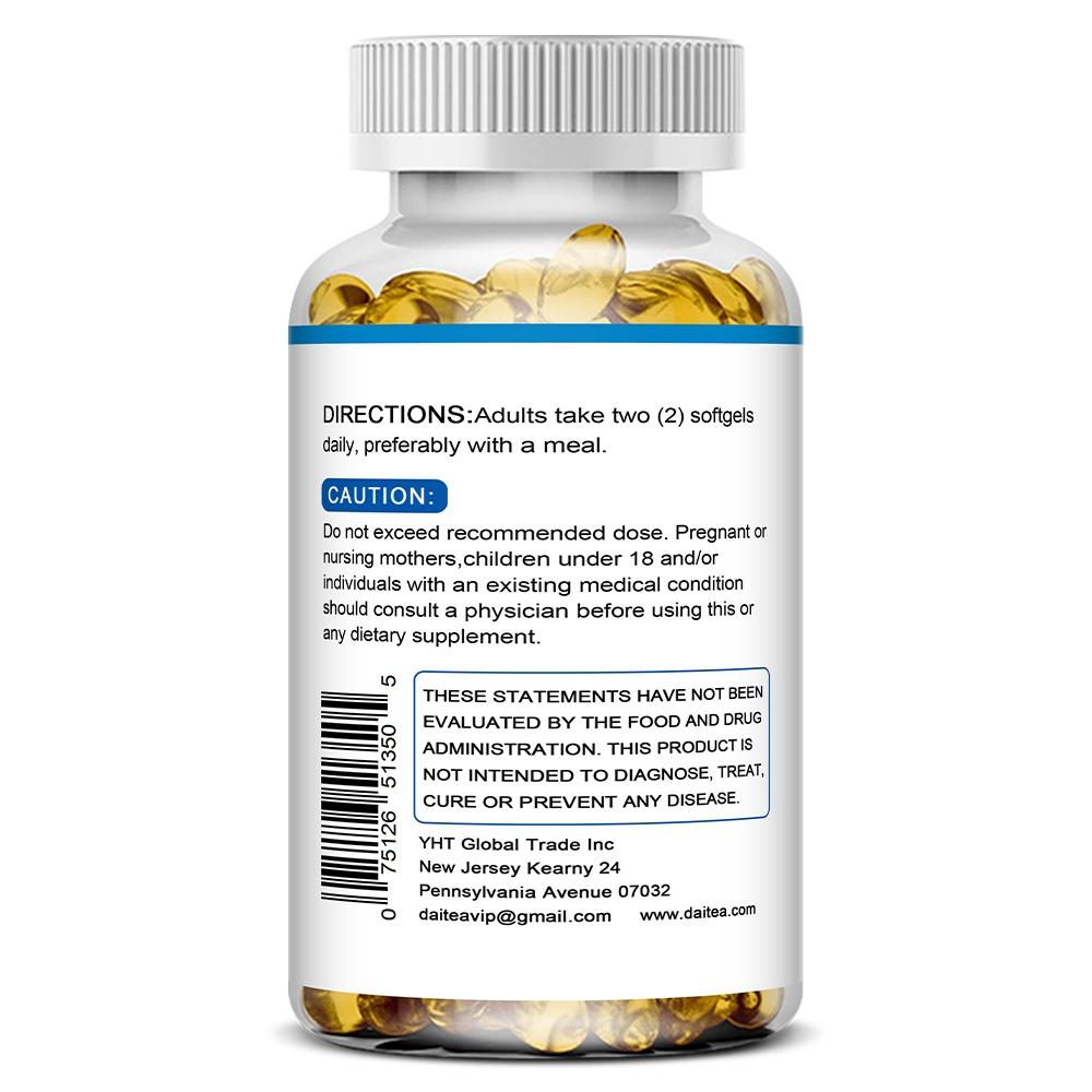 Daitea Probiotic Prebiotic Supplements 90 Billion CFU, 18 Probiotic Strains, Lactobacillus & Bifidobacterium Complex, 120 Softgels