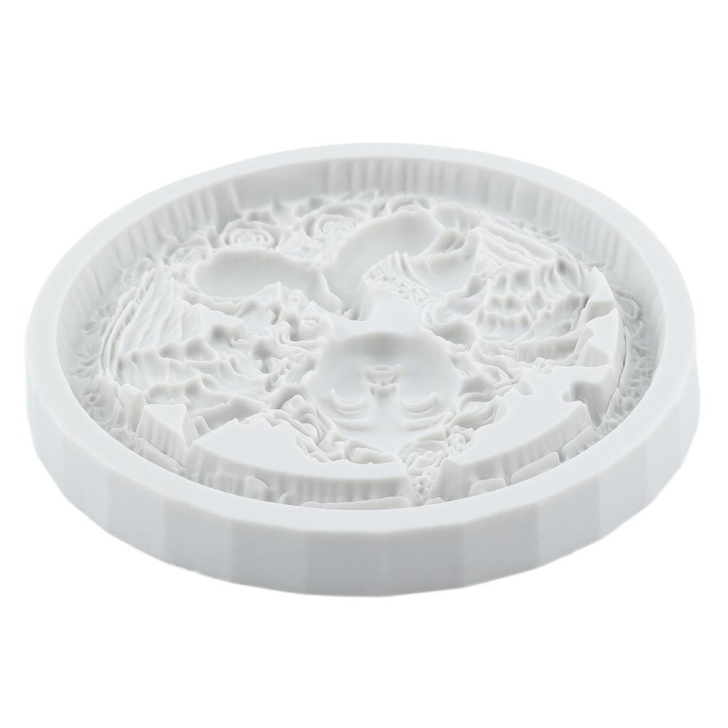 Cameo with Picture Frame Silicone Molds Angel Photo Frame Fondant Mold Cake Decorating Tools Cupcake Topper Candy Chocolate Gumpaste Mold