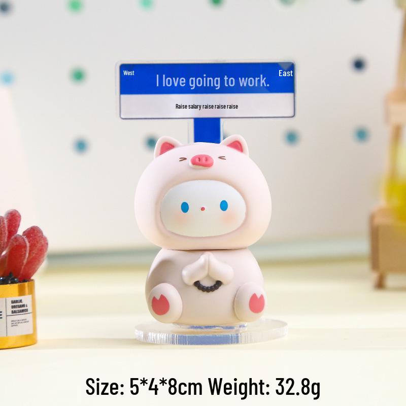 Soft FUFU Wish Desktop Ornament: Decompression, Emotional Stability, Healing Decoration - Qixi Festival Gift for Girlfriend