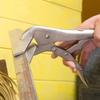 Adjustable Pressure Locking Clamps Flat Nose Plier Grip For Metalworking Featurings Corrosion Resistant Construction