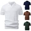 T-shirt Casual a Maniche Corte da Uomo 2026 - Righe Uniformi - Alla Moda Tendenza Vestibilità Casual Maglia Base