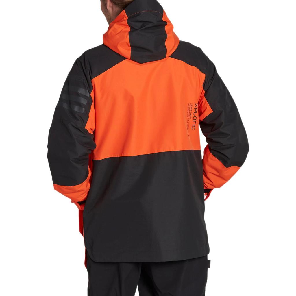 Adidas Terrex C Xploric Parka With Multiple Pockets And Zip Hood Men Jackets Orange HG8573