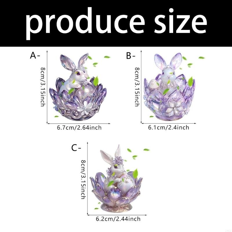 28GC Car Interior Decoration Fashionable Rabbit Pendant for Easter and Gifting