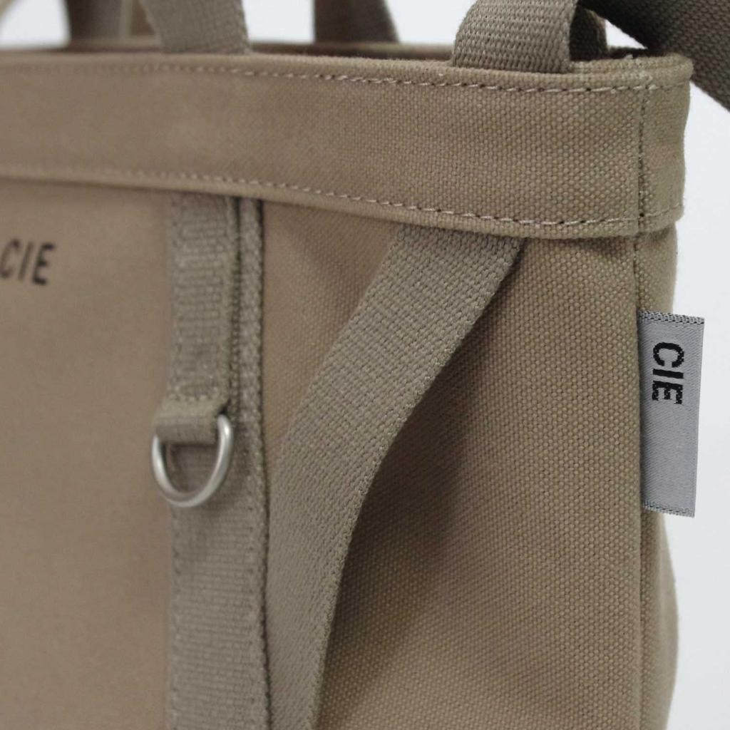 CIE DUCK CANVAS TOTE-S OLIVE Made in Japan ALBERTON 2-WAY Shoulder Bag, Waterproof Duck Canvas, for Men and Women