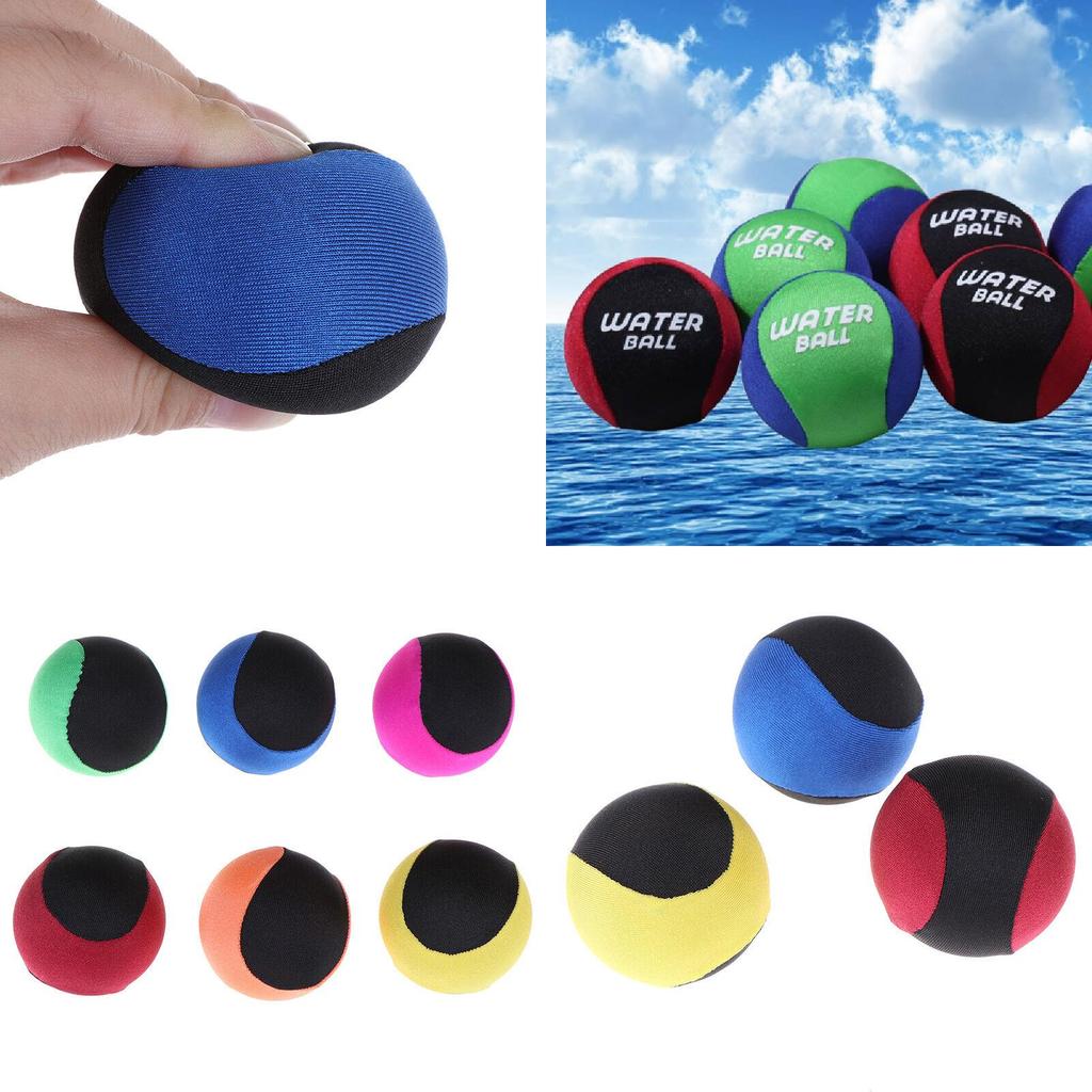Bunte hüpfende Wasserball aus TPR-Material, 6 cm Durchmesser, für Strandspaß und Massage