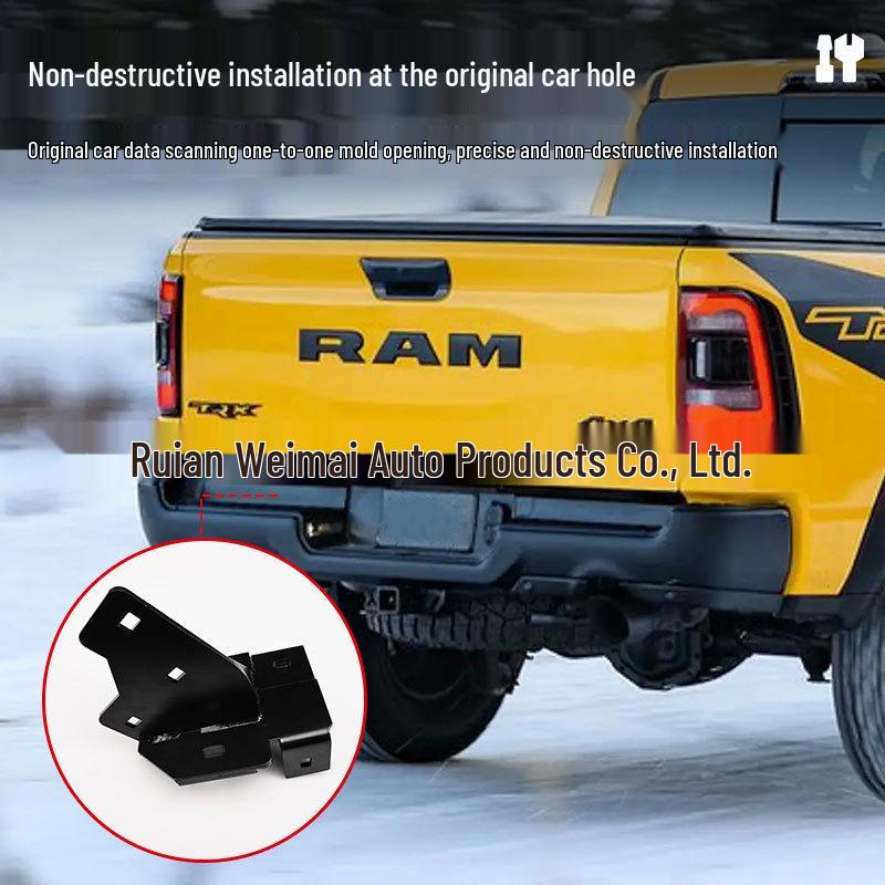 Dodge Ram TRX Retractable Tailgate Step Pedal Modification
