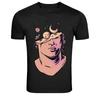 Cosmic Mind Statue Planets Universe Art Graphic T-Shirt