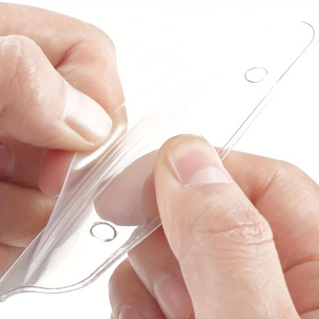 20-pack Transparent Vattentät PVC-kortficka, Vertikal ID-brickhållare med snöre för mässor, certifikat och anställdas namnskyltar