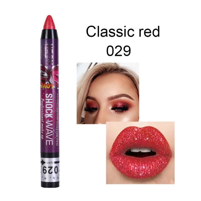 36 Colors Long -Lasting Eyeshadow Pencil Waterproof Pigment Blue Brown Black Eyeliner Pen Women Fashion Color Eye Makeup Cosmetic