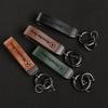 GLC GLB Car Vintage Leather Keychain Ring Zinc Alloy Chain Key For Mercedes Benz AMG W177 W176 X166 X167 C257 C218 X253 C118 C1