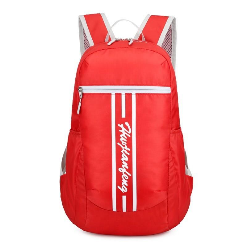 Print Alphabet Pattern Backpack Folding Mountaineering Splash Schoolbag Proof