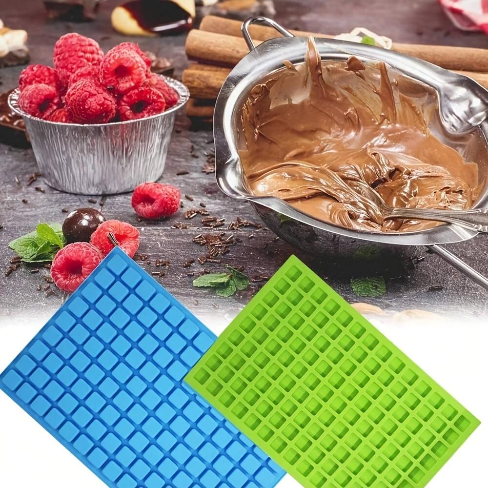 126 Grid Ice Cube Silicone Mold for Making Square Candies-Ideal for Hard Candy,Chocolate,Gummies,Caramel,Ganache,And Ice Cubes