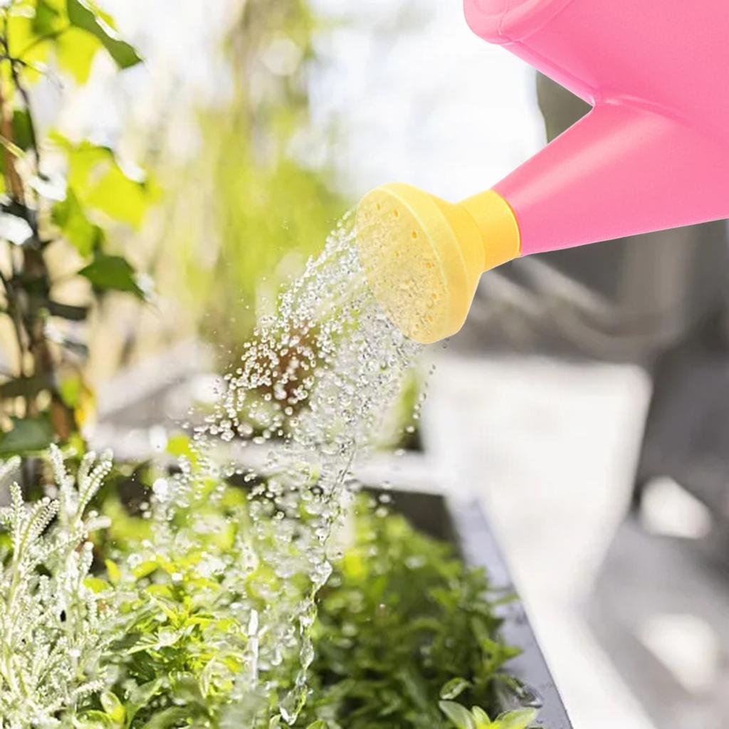Watering Pot Garden Watering Can with Yellow Sprinkler Head Long Spout for Plants Pot Farmhouse Planting House Flower Backyard