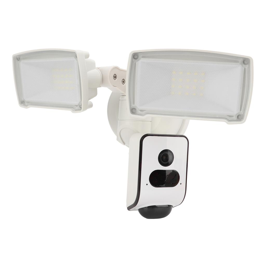 3MP Floodlight Camera IP65 Waterproof Night Vision 2 Way Audio 120 degrees  Lens Angle Motion Detection for