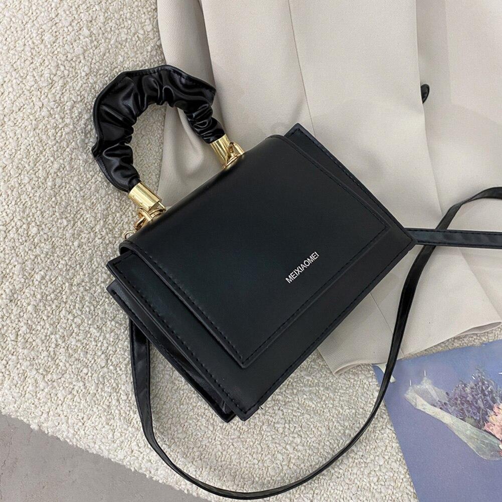 Cheap Fashion Handle Pleated Shoulder Top-handle Bags Lady PU Flap ...