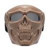Wind Mirror Goggles Motocross Skulls Mask Motorcycle Goggles Riding Mask Skull Ghost-shape Glasses