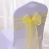 1 Pcs Lace Chair Sashes Elegant Premium Quality Chair Ribbons Bows Chairs Tie Back Chairs Decoration For Wedding Banquet Party